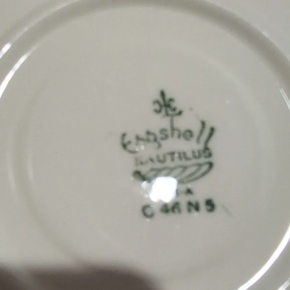 Four (4) Homer Laughlin Nautilus Ferndale Cup And Saucer Sets
